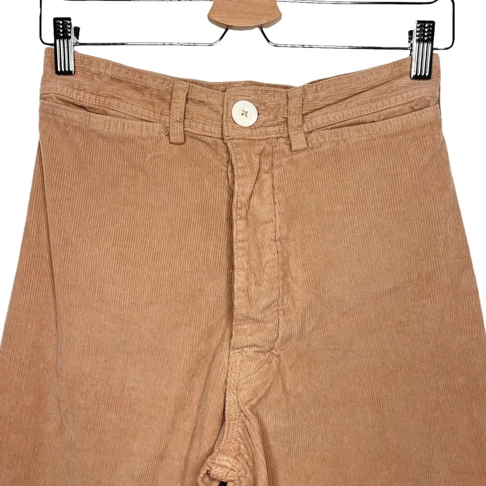 Jesse Kamm Tan Palomino Corduroy Sailor Pants - 6 - Picture 4 of 11